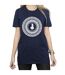 Disney Womens/Ladies Alice In Wonderland Circle Cotton Boyfriend T-Shirt (Bleu marine) - UTBI8543-3