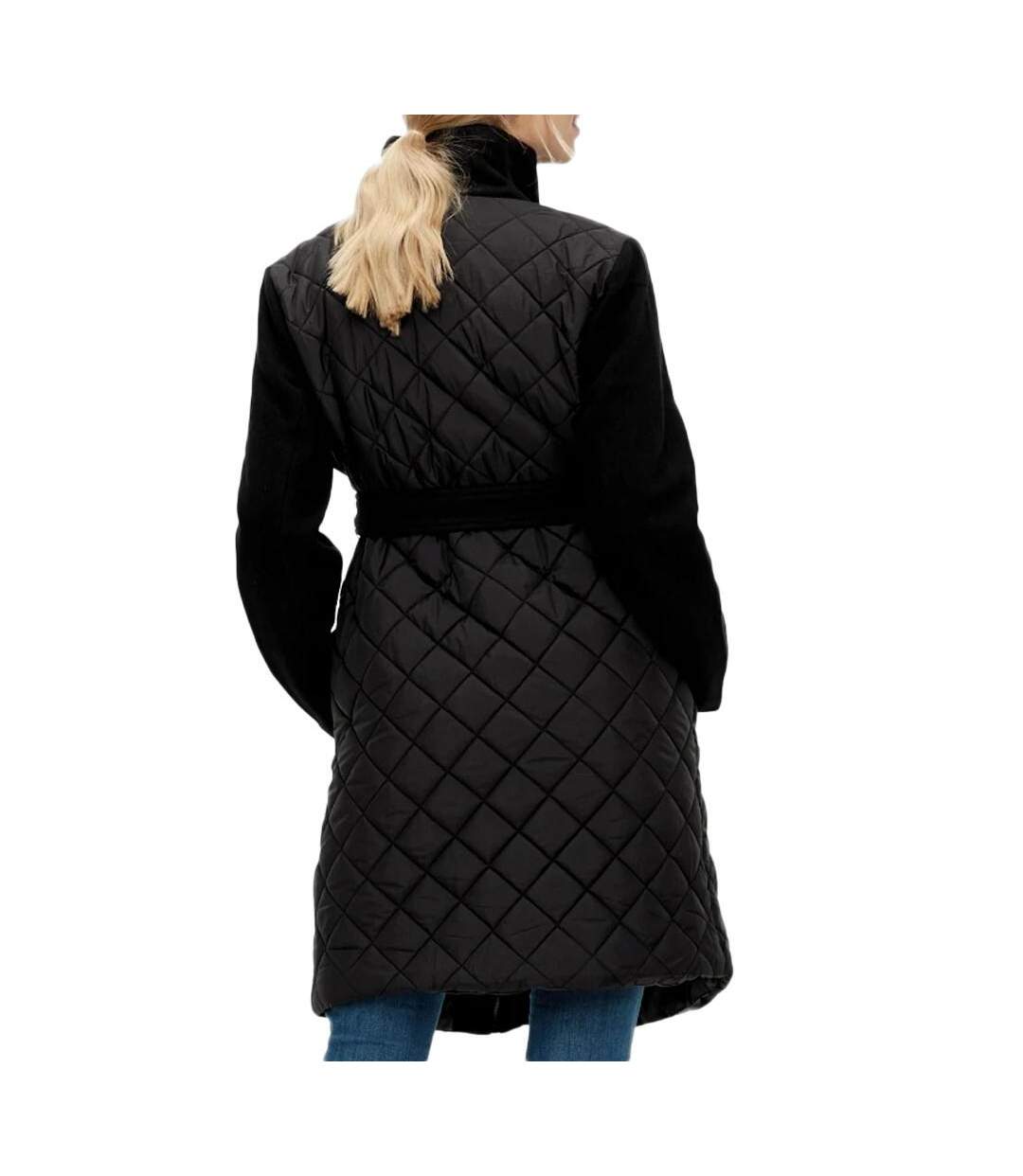 Manteau Noir Femme Mamalicious Mix Jacket - M-2