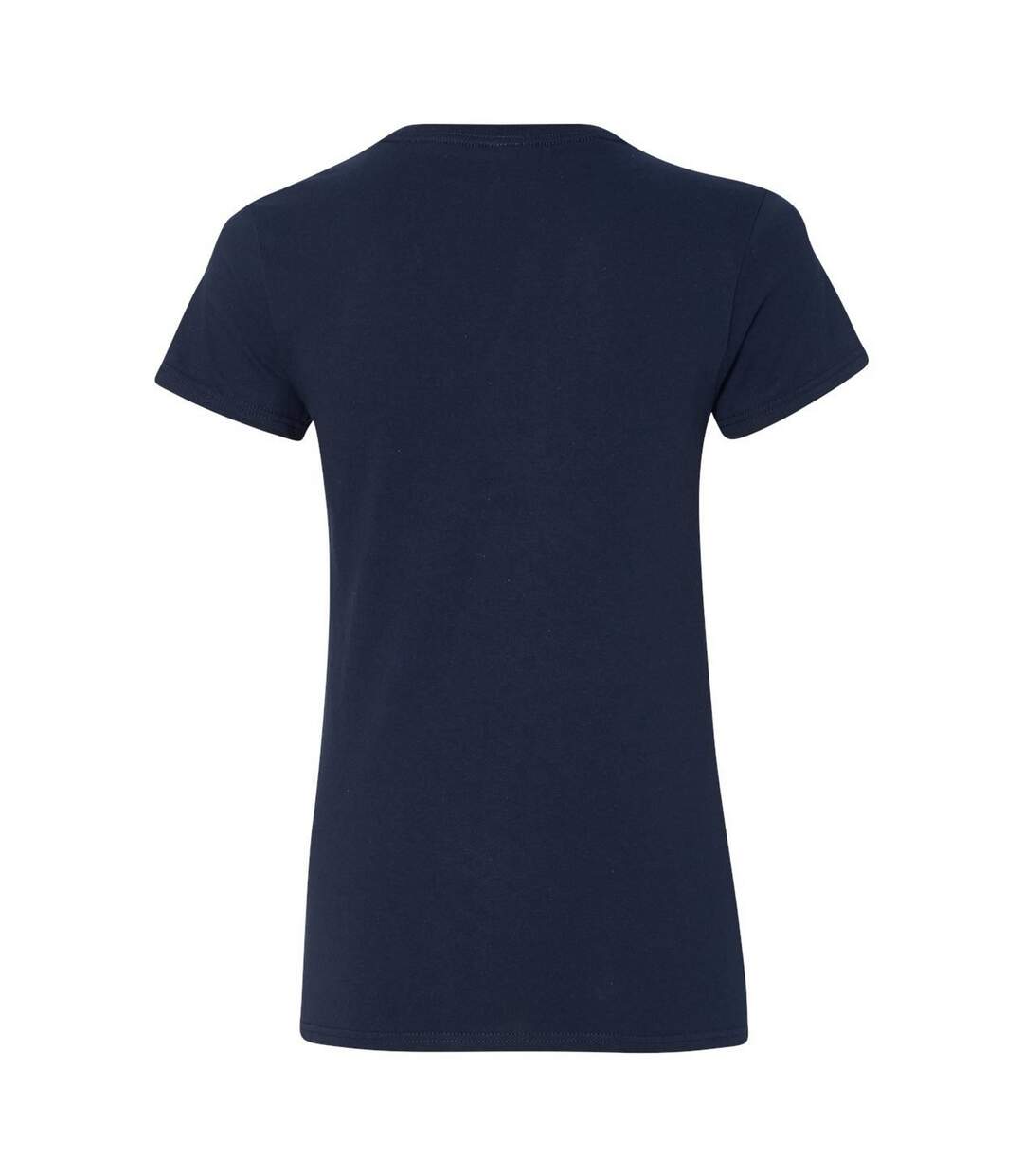 T-shirt Femme Bleu Marine Gildan-2