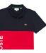 Polo homme noir / rouge Lacoste-3