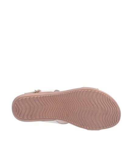 Sandales rosa femmes beige Fleet & Foster