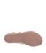 Sandales rosa femmes beige Fleet & Foster