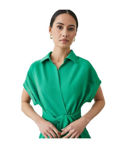 Principles Womens/Ladies Front Tie Midi Dress (Green) - UTDH6407