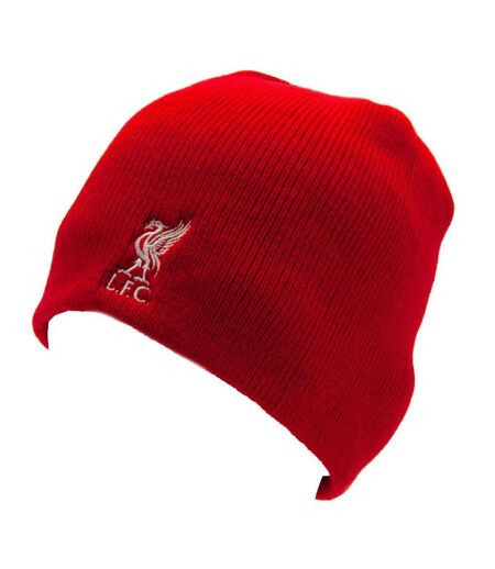 Liverpool FC Unisex Adults Knitted Hat (Red)