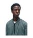 Mens Ribbed Cuff Bomber Jacket Dark Green Hugo-4