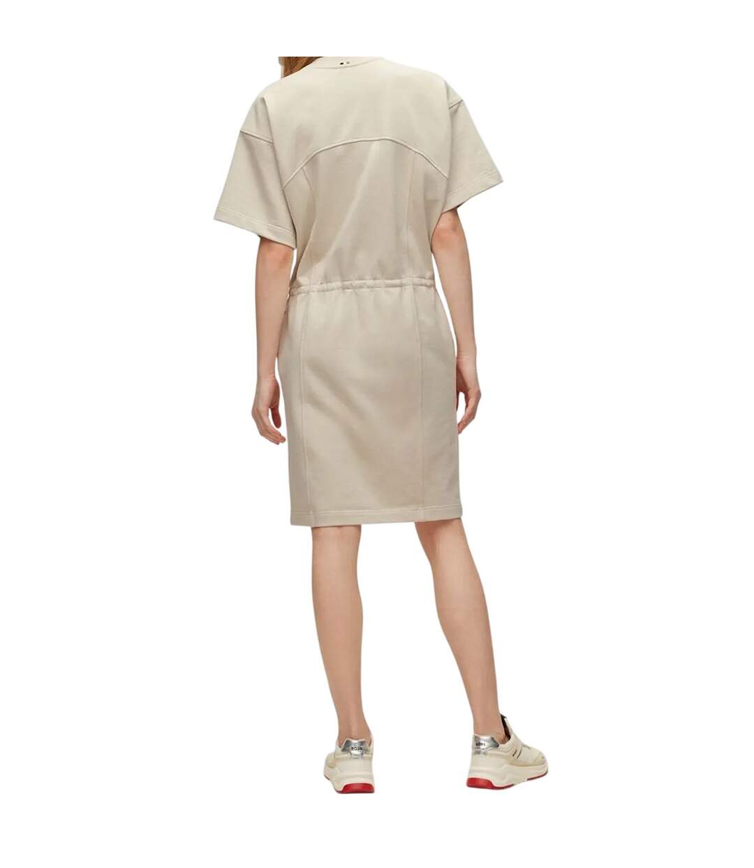 Womens/ladies C_eyona Dress Beige Boss-3