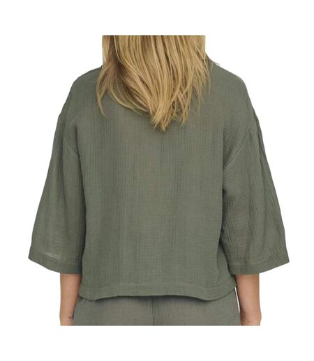 Chemise kaki femme jdy uma - l