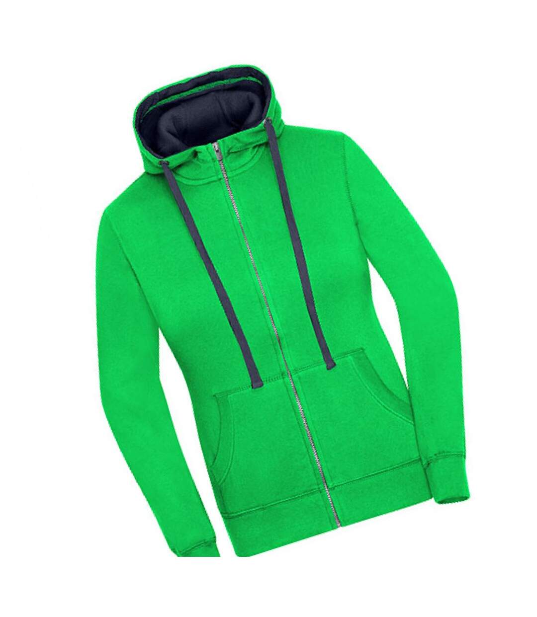 Veste À Capuche Lifestyle Femme Vert Bleu Marine James And Nicholson-2