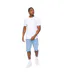 Mens Wellmoores T-shirt White Crosshatch-1