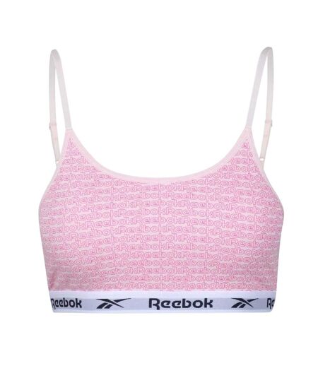 Haut Court Motif/style Logo Répété Alta Femme Rose Reebok