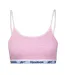 Haut Court Motif/style Logo Répété Alta Femme Rose Reebok-1