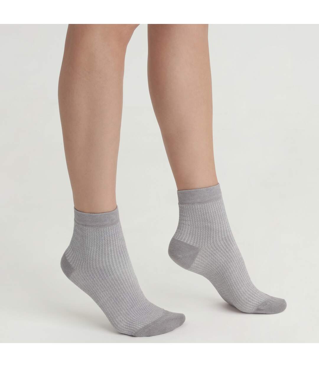 Chaussettes mi-hautes laine/viscose et fils de lurex Mode-2