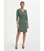 Robe cache coeur jersey cotelé Essentiel-1