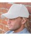 Casquette style pro 100% coton adulte unisexe blanc Result-2