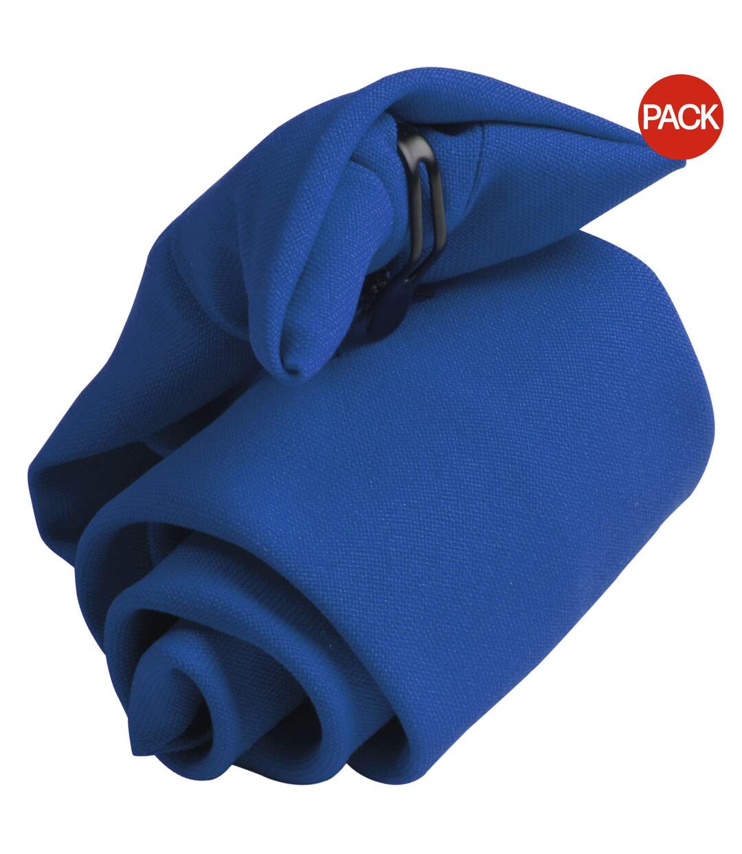 Lot de 2  Cravate à clipser homme taille unique bleu roi Premier-1