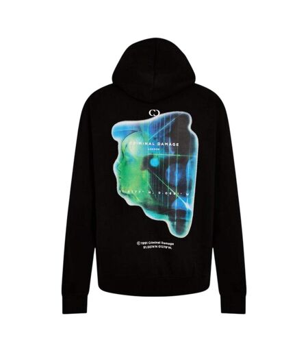 Sweat À Capuche Motif/style Imprimé Graphique Homme Noir Criminal Damage