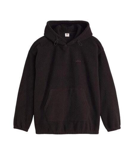 Mens Hooded Long-sleeved Sweatshirt Black Levis