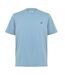 Mens 30/1 Tonal Logo Jersey T-shirt Blue C.P. Company-2