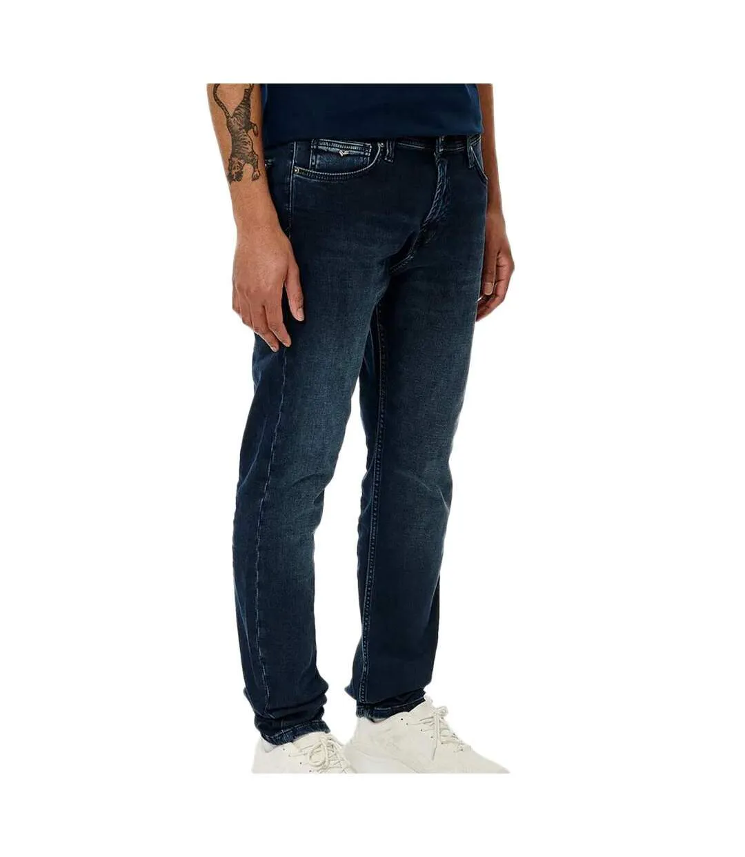 Jean slim fit bleu brut homme kaporal daxko-1