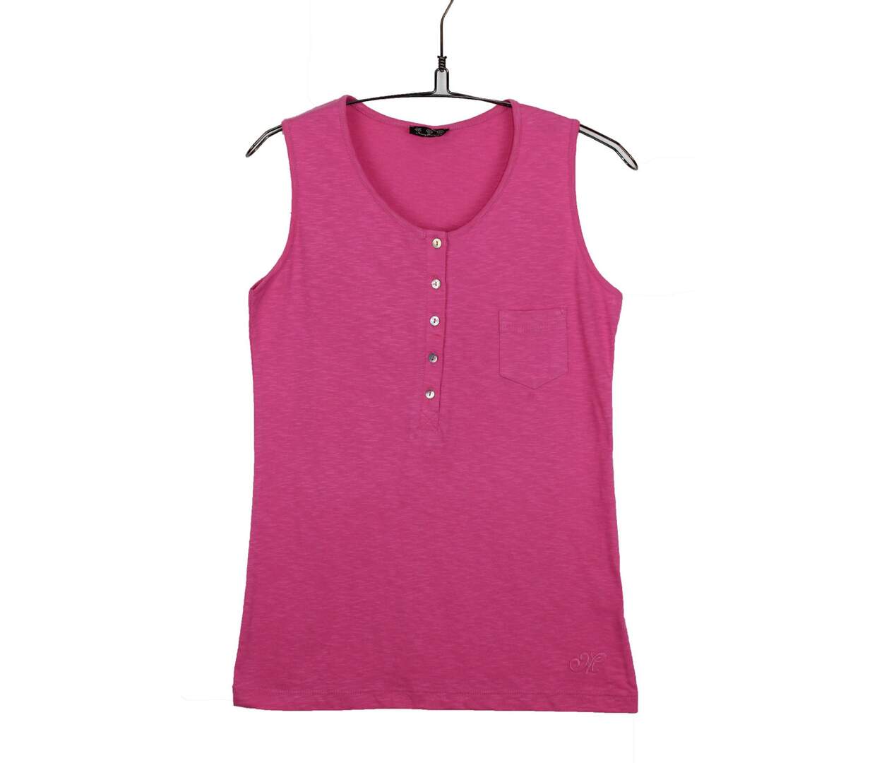 Tee -shirt sans manches col tunisien ANDY3F-1