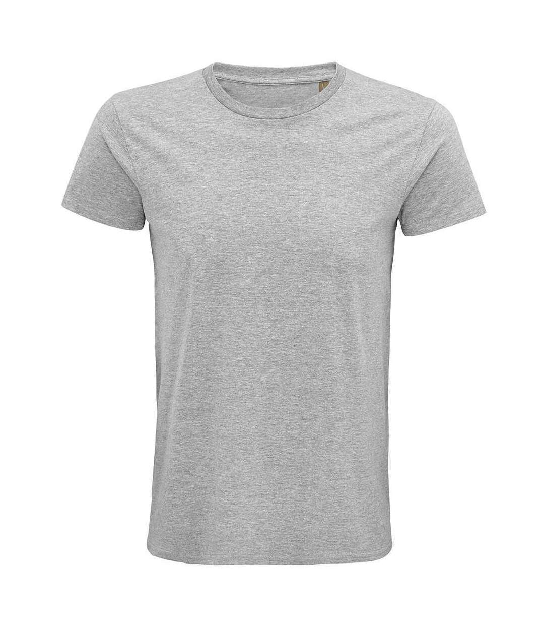 T-shirt organique pioneer adulte gris chiné SOLS