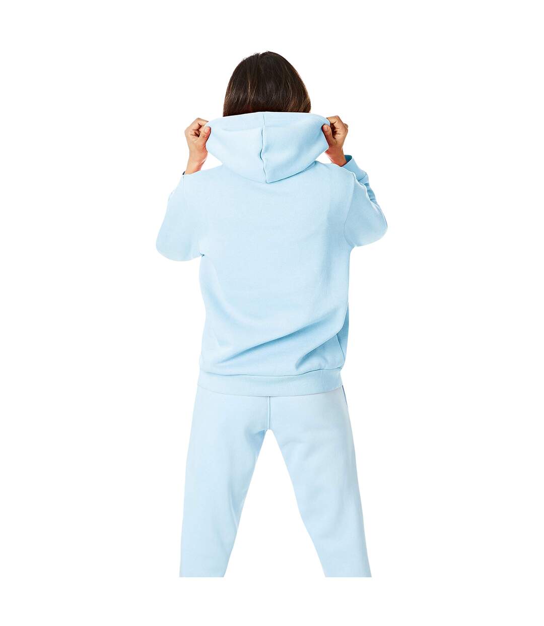 Womens/ladies hoodie aqua blue Light And Shade-2