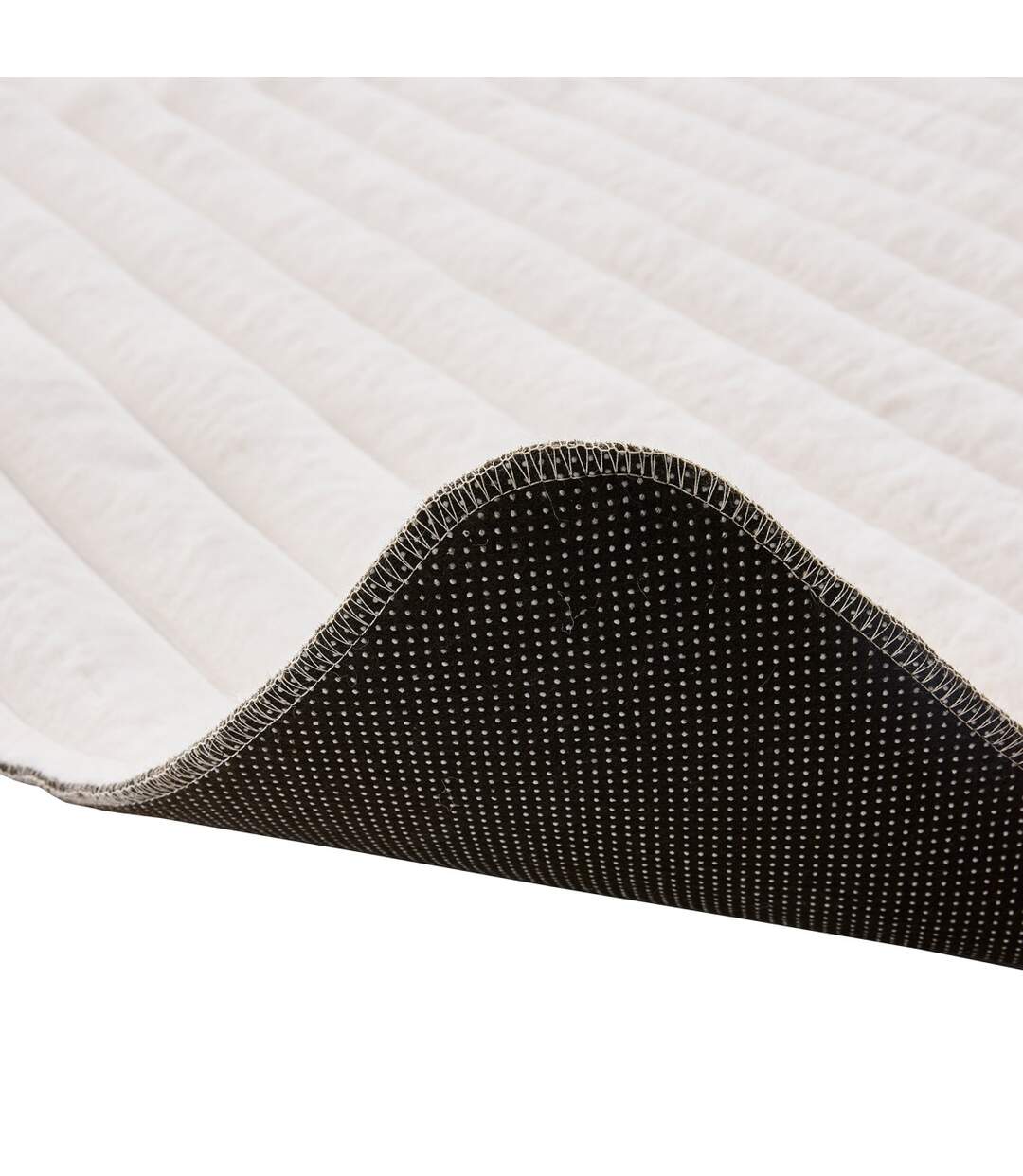 Tapis Imitation Fourrure Boudoir 120x170cm Naturel-3