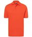 Polo manches courtes - Homme - JN070C - rouge grenadine
