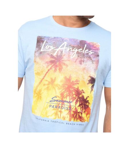 T-shirt Lepalmz Homme Bleu Bewley & Ritch