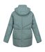 Womens/ladies rurie baffled padded jacket dark forest green Regatta