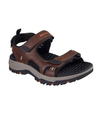 Mens prewitt rigdon sandals brown/black Skechers