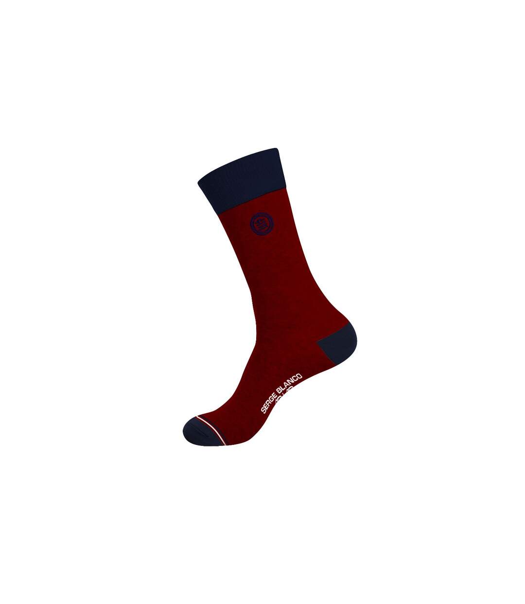 Lot de 9 Paires de Chaussettes de ville coton homme peigné doux Serge Blanco-3