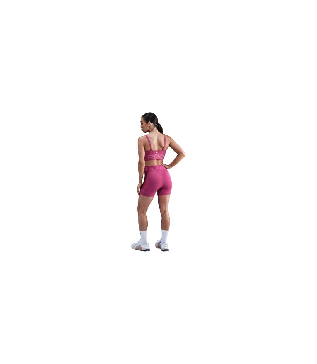 Brassière De Sport Pro Femme Rouge Betterave Nike-1