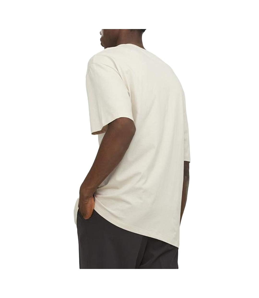T-shirt beige homme jack & jones bradley 12249319-2