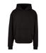 Sweat À Capuche Surdimensionné Ultra Lourd Pour Hommes Noir Build Your Brand-1