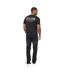 T-shirt Campbox Homme Noir Crosshatch-3
