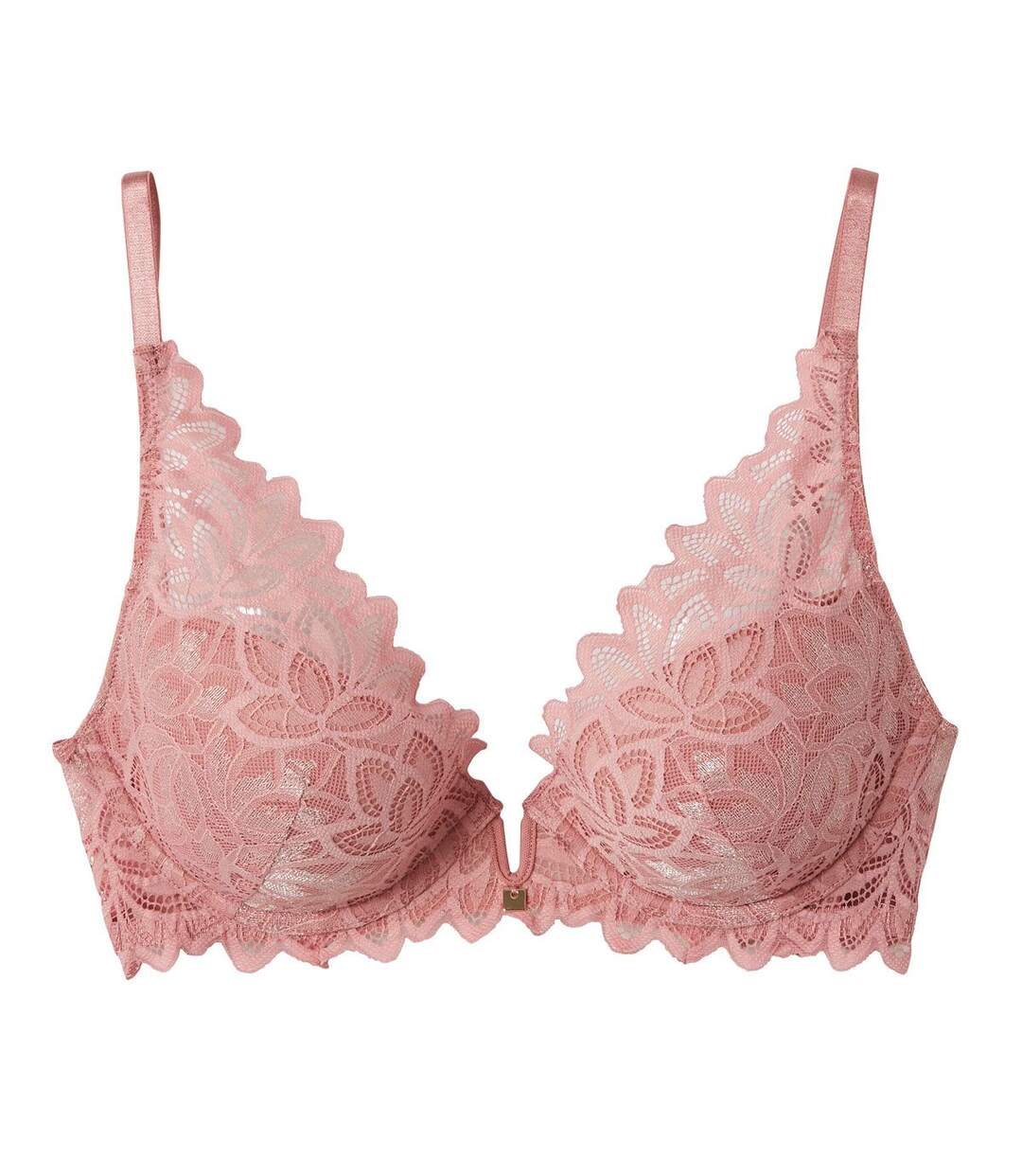 Soutien-gorge ampliforme coque moulée rose Fraisier-1