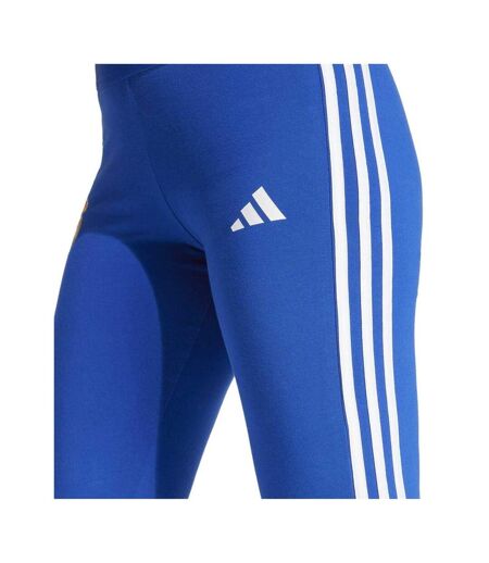 Legging Motif/style Rayure Latérale Real Femme Bleu Roi Adidas