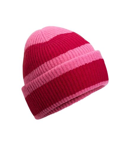 Bonnet adulte vrai rose / rouge classique Beechfield