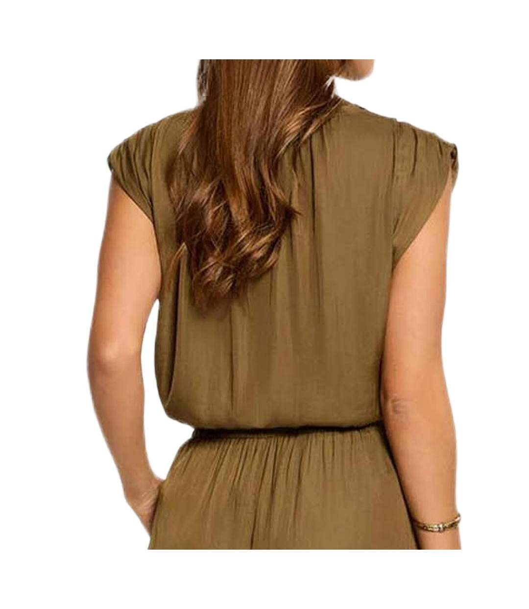 Blouse kaki femme morgan oroove-2