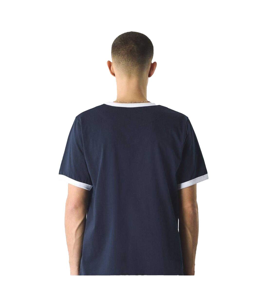 T-shirt Motif/style Ringer Homme Bleu Marine Pretty Green-3