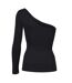 Ladies Essentials One Shoulder Top Sculpting Smoothing Stretch Fit-2