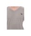 T-shirt col V en coton NORMAN