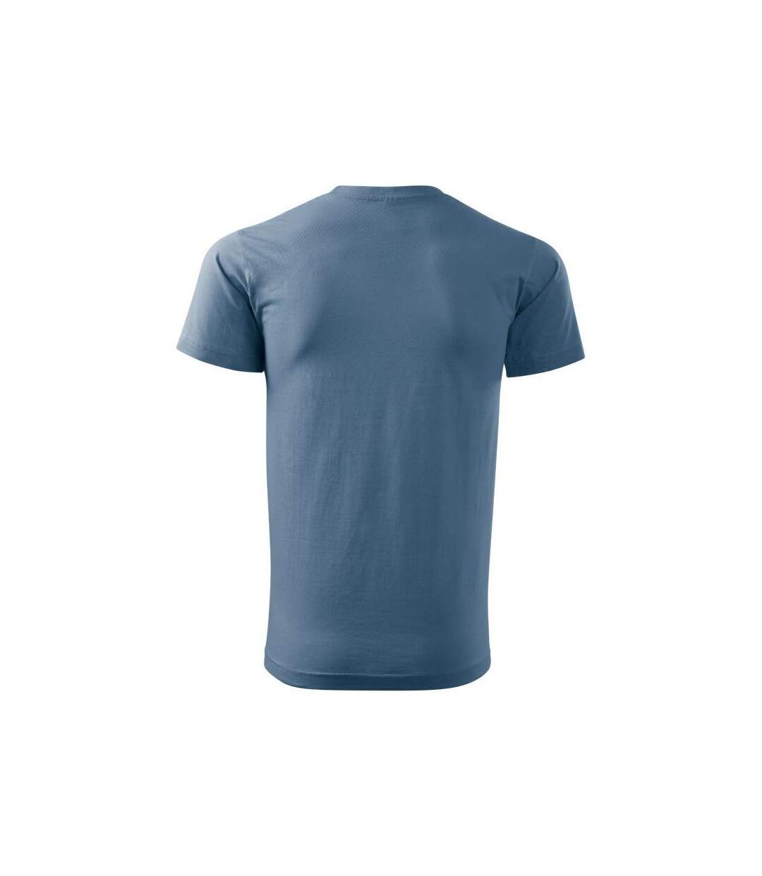 Mens Heavy New T-shirt Denim Blue Malfini-2