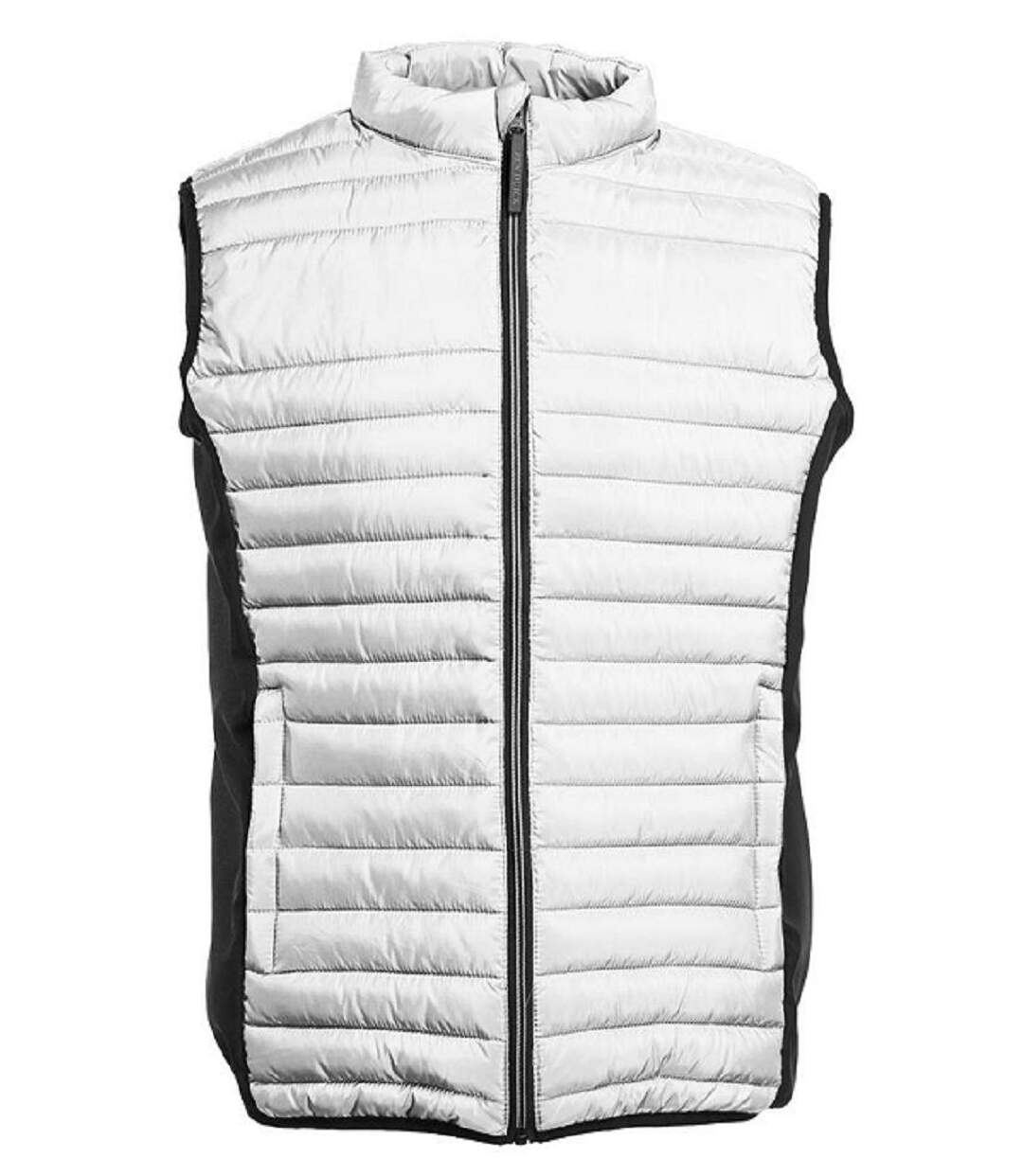 Bodywarmer bi-matière - Homme - Pen Duick - PK316 - blanc et noir