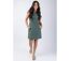 Robe coupe droite unie Ondine kaki Coton Du Monde-2