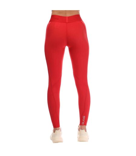Womens/ladies Series-3 Thermal Long Leggings Red Skins
