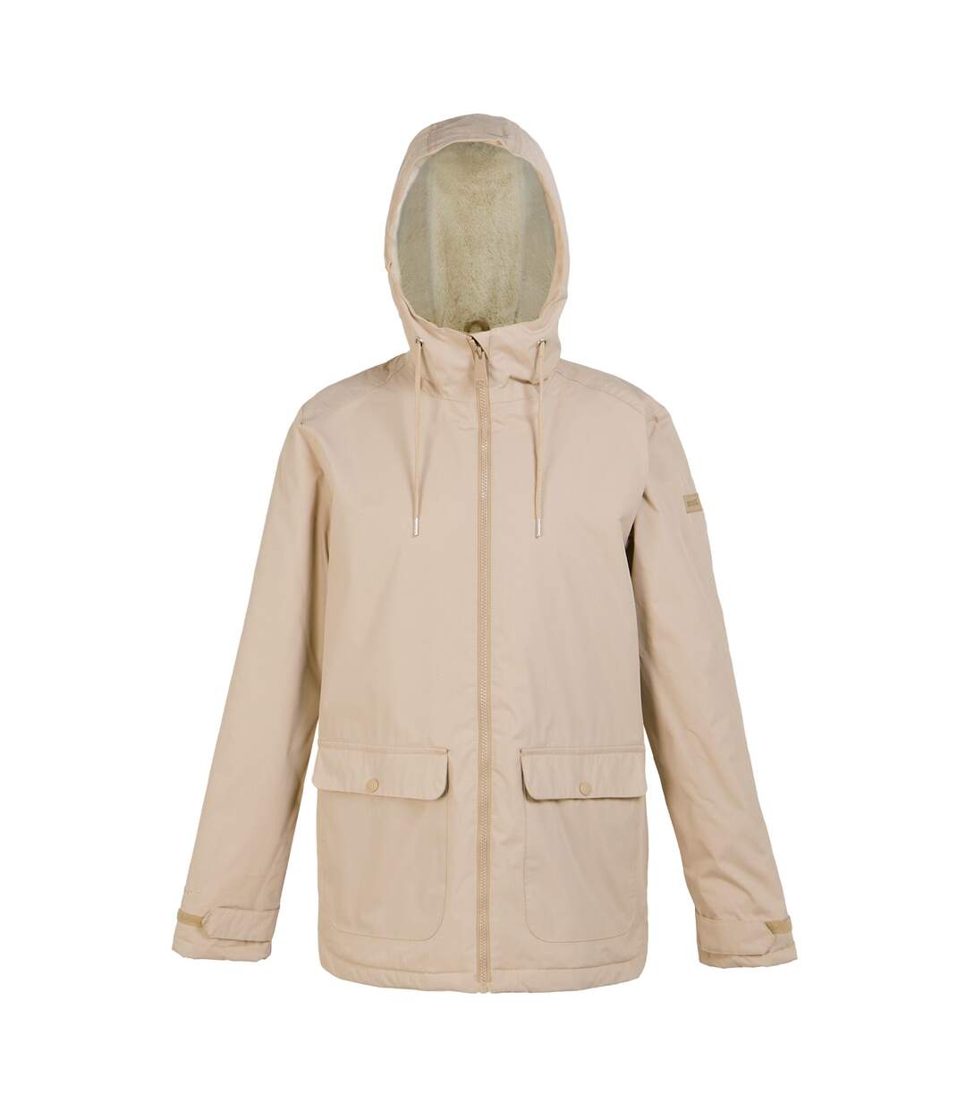 Veste imperméable broadia femme taupe / vanille claire Regatta-1