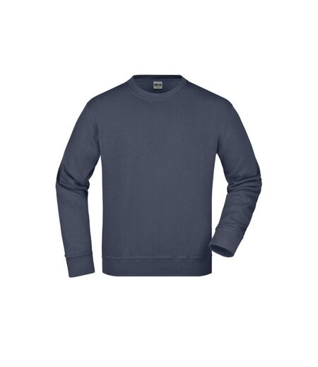 Sweat Workwear Adulte Bleu Marine James And Nicholson