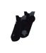Unisex Adult No-show Socks Black On Running-1